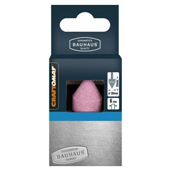 Craftomat Muela para esmerilar Diámetro: 20 mm - Forma cónica - Mínimo 20 unidades