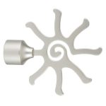 Tapa final Tendencias Sol Plateado - 1 ud.