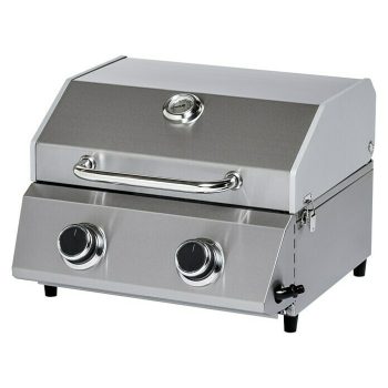 Grillstar Barbacoa de gas de mesa Atlanta 200 T Superficie de la parrilla An x Pr: 40 x 33 cm - 4,4 kW - Número de quemadores: 2