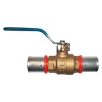 Válvula esférica en línea multicapa Latón - 25 mm|Mínimo 10 unidades