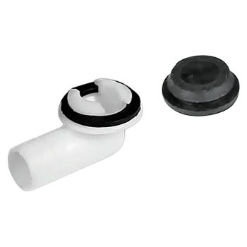 Accesorios de desagüe Codo Blanco - 19 mm - Mínimo 20 unidades