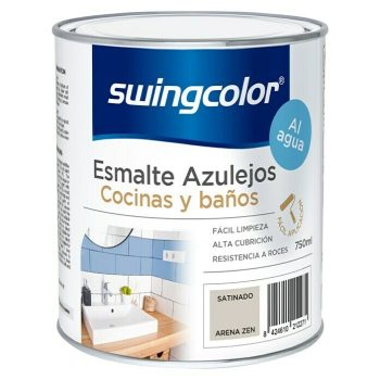 swingcolor Esmalte para azulejos Cocinas y Baño s Arena zen - 750 ml - Satinado