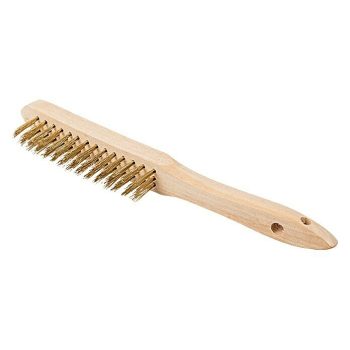 Cepillo de alambre de latón Número de hileras: 3 ud. - Mínimo 20 unidades