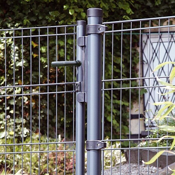 Stabilit Puerta de valla 1,18 x 1,03 m - Antracita/gris - Metal