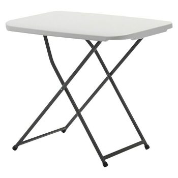 Set de muebles de jardín Alan 3 pzs. - Polietileno de alta densidad HDPE - Blanco