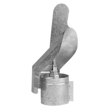 Sombrerete Veleta Diámetro: 175 mm - Plateado