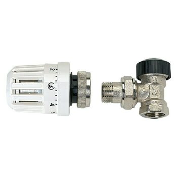 Admiral Válvula termostática para radiador ″ - Esquina