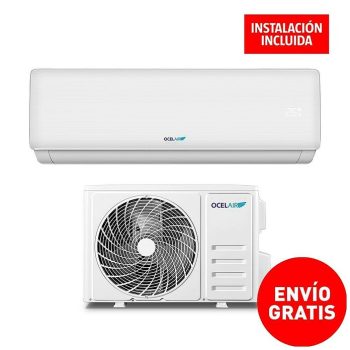 Aire acondicionado Inverter Ocelair 24 + Instalación 24.000 BTU/h - 24.000 BTU/h - Habitaciones hasta 45 m2