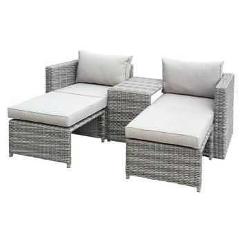 Conjunto de muebles Delma 5 pzs. - Gris