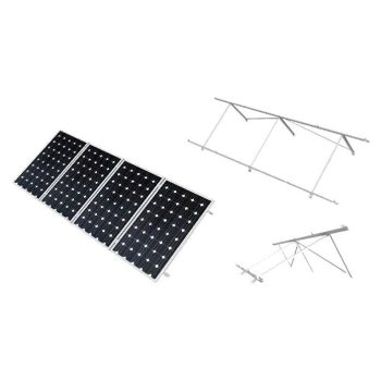 Soporte para fijación vertical 30o Aluminio - L x An x Al: 50 x 200 x 100 cm - Hasta 3 módulos fOtoño ltaicos