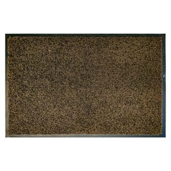 Felpudo antideslizante Contract Marrón - 90 x 60 cm - Poliamida