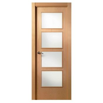 Pack puerta acristalada KNP Haya 72,5 x 203 cm - Derecha - Alveolar - Vidriera