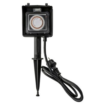 Voltomat Enchufe con estaca Con temporizador Longitud del cable: 1,5 m - Número de enchufes Schuko: 2 ud. - IP44 - 3.500 W