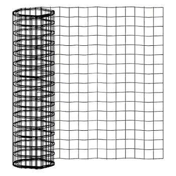 Valla de alambre 20 x 1 m - Antracita