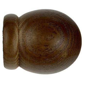 Tapa final Ideas wood esfera nogal 2 ud.