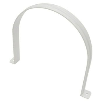 Abrazadera redonda Tubpla 150 mm - Blanco - Plástico|Mínimo 10 unidades