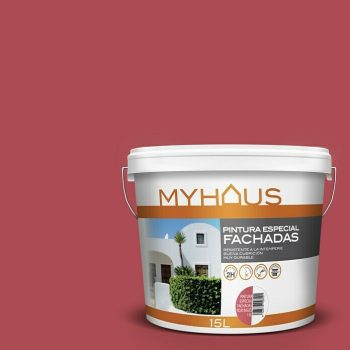 Pintura para fachadas Myhaus Rojo - 15 l - Mate