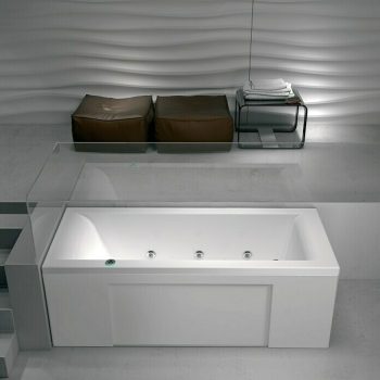 bañera de hidromasaje Line 70 x 170 cm - Acrílico sanitario - Blanco