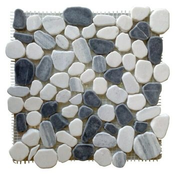 Malla mosaico Riviera 30 x 30 cm - Blanco/gris - Mate|Mínimo 10 unidades