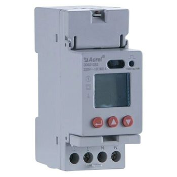 Contador de energía monofásica 1 Polo - L x An x Al: 7 x 3,6 x 8 cm