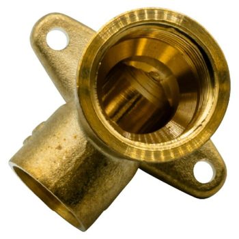 Codo mural de latón Diámetro: 15 mm - ángulo: 90 ° - ″ - Latón - Hembra - Hembra - 1 ud. - Mínimo 20 unidades