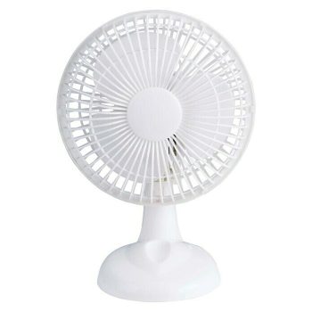 PR Klima Ventilador de sobremesa Blanco - Diámetro: 15 cm - 16 W|Mínimo 10 unidades