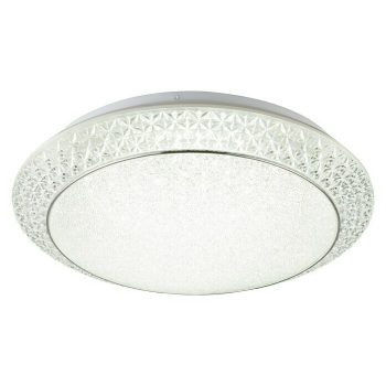 Lavida Plafón LED redondo Fondi 28 W - x Al: 41 x 10 cm - Blanco