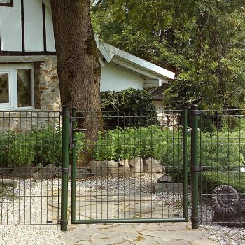 Stabilit Puerta de valla 1,18 x 1,03 m - Verde - Metal