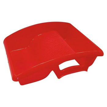 Cubeta para pintura Egonómica L x An: 34 x 27 cm - Rojo|Mínimo 10 unidades