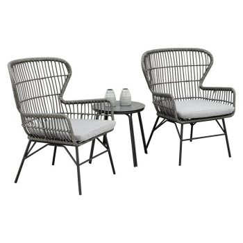 Conjunto de muebles Lavinia 3 pzs. - Gris Marrón