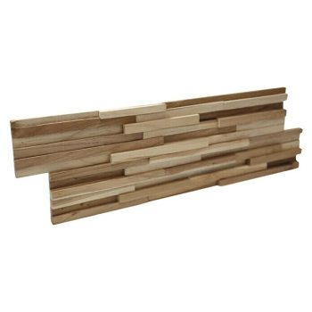 Panel de revestimiento Ultrawood Teca Toscani 49,5 cm x 18 cm x 12,5 mm|Mínimo 10 unidades