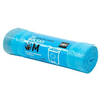 Bolsa de basura con cierre fácil especial papel M 30 l - 15 ud. - Mínimo 20 unidades