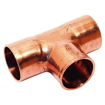 T de cobre Diámetro: 15 mm - Mínimo 20 unidades