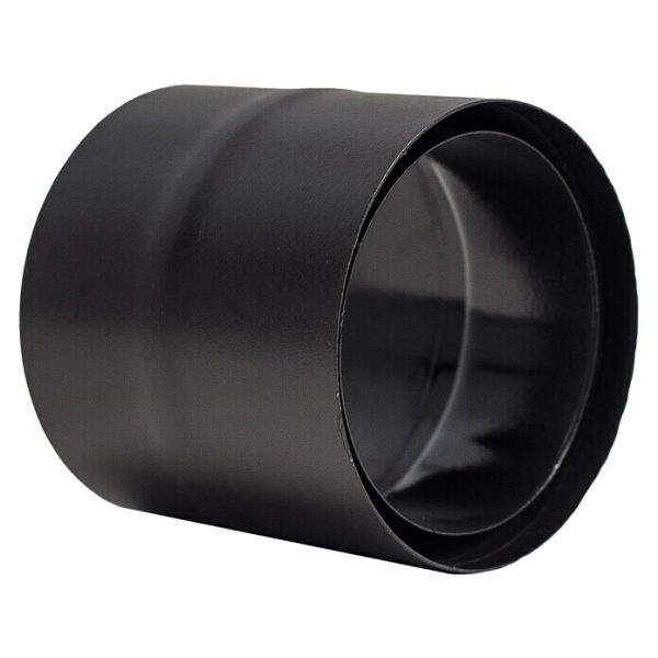 Adaptador para tubo Diámetro: 120 mm - 130 mm - Estufas de leña - Negro