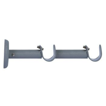 Soporte de pared doble Nordic Gris - 1 ud. - Específico para: Para barras con un diámetro de 19 mm
