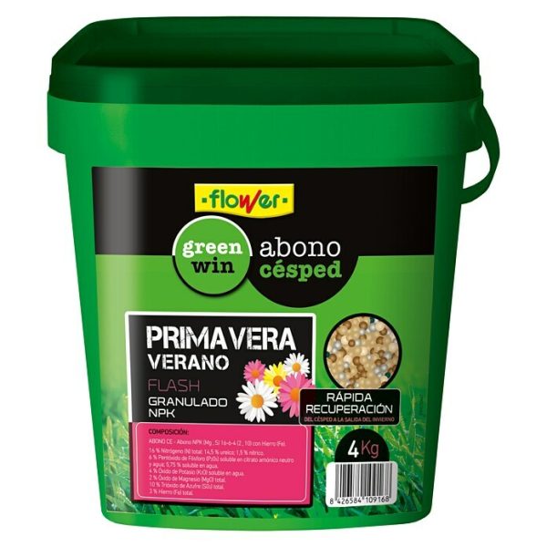 Abono para césped Primavera Flash 4 kg
