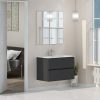 Mueble de lavabo Inca L x An x Al: 46 x 80 x 54,5 cm - Gris