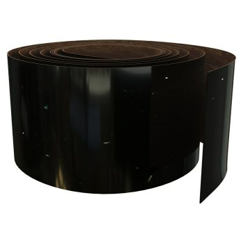 Canto en rollo laminado Negro Nieve Negro Nieve - 360 x 35 cm