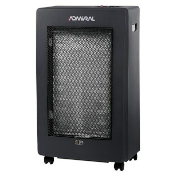 Admiral Estufa de gas catalítica Sion AD-20CAT 2,5 kW - Negro