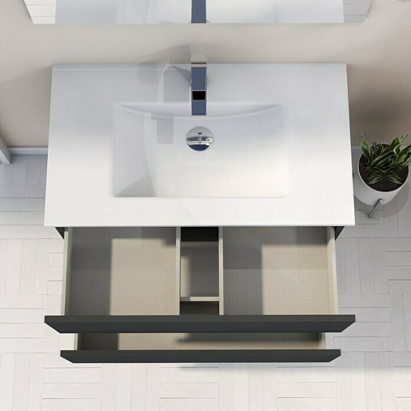 Mueble de lavabo Inca L x An x Al: 46 x 80 x 54,5 cm - Gris