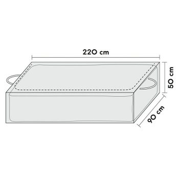 SENSUM Funda protectora para cojines 220 x 90 x 50 cm - Poliéster