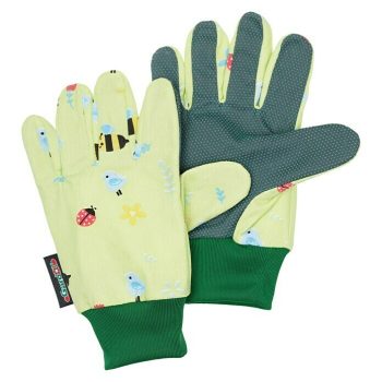 Gardol Guantes de jardinería infantiles Medida: 5 - Amarillo - Mínimo 20 unidades