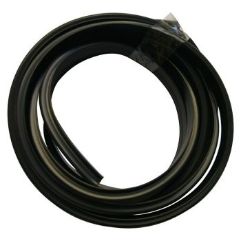 Burlete para ventanas abatibles Negro - Largo: 200 cm|Mínimo 10 unidades