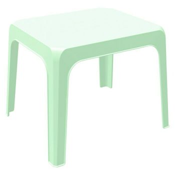 Mesa de jardín infantil Jan L x An x Al: 70 x 60 x 45 cm - Turquesa - Apilable