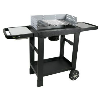 Barbacoa de carbón Easy 60 Superficie de la parrilla An x Pr: 57 x 30 cm - Negro