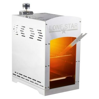 Barbacoa de gas Asador Beef Burner Superficie de la parrilla An x Pr: 27 x 16 cm - Número de quemadores: 2