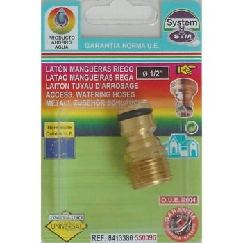 Adaptador para grifo macho ″ - Latón - Mínimo 20 unidades