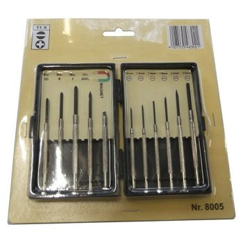 Destornillador mecánico de precisión 11 pzs. - Mínimo 20 unidades