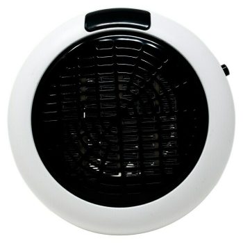 Calefactor de pared Insta Heater 600 W - Blanco/Negro - 10,5 x 14 x 14 cm