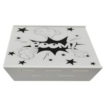 Plafón LED Boom 18 W - L x An x Al: 30 x 30 x 15 cm - Blanco - Blanco neutro